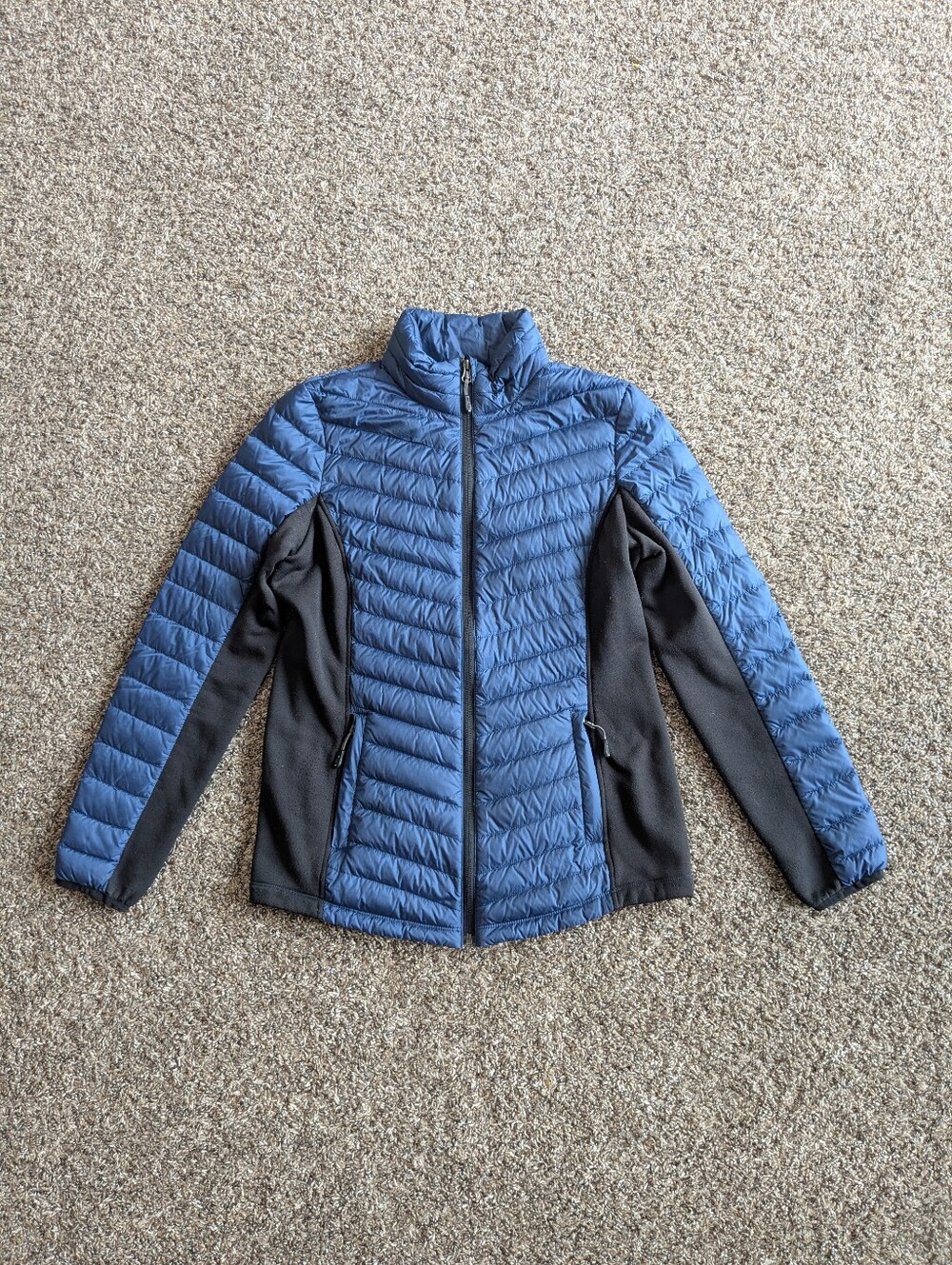 32 Degrees Lightweight Puffer Jacket Size Medium Blue